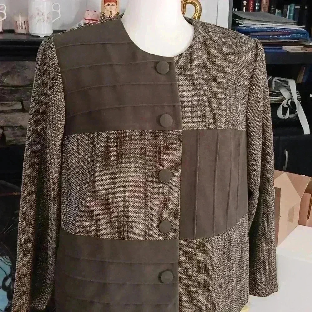 "KORET" Ladies  Olive Green Patch Jacket SZ 18W‎